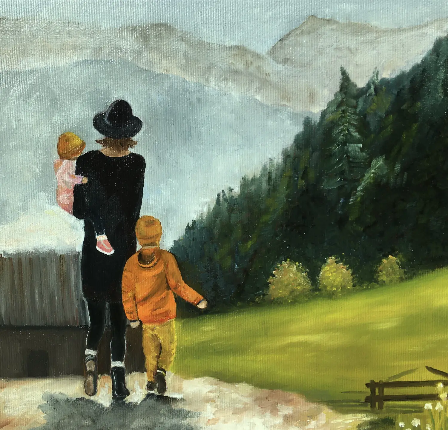 Menschengemälde von Anette Knipphals 