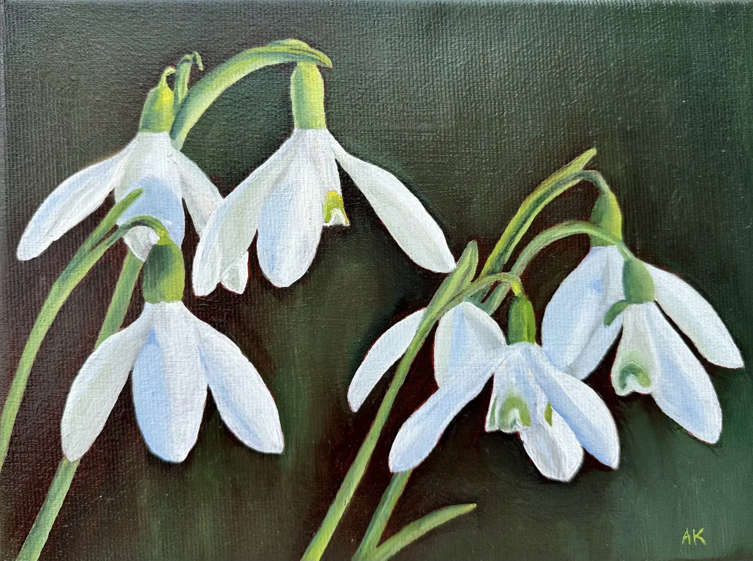 Blumengemälde von Anette Knipphals 