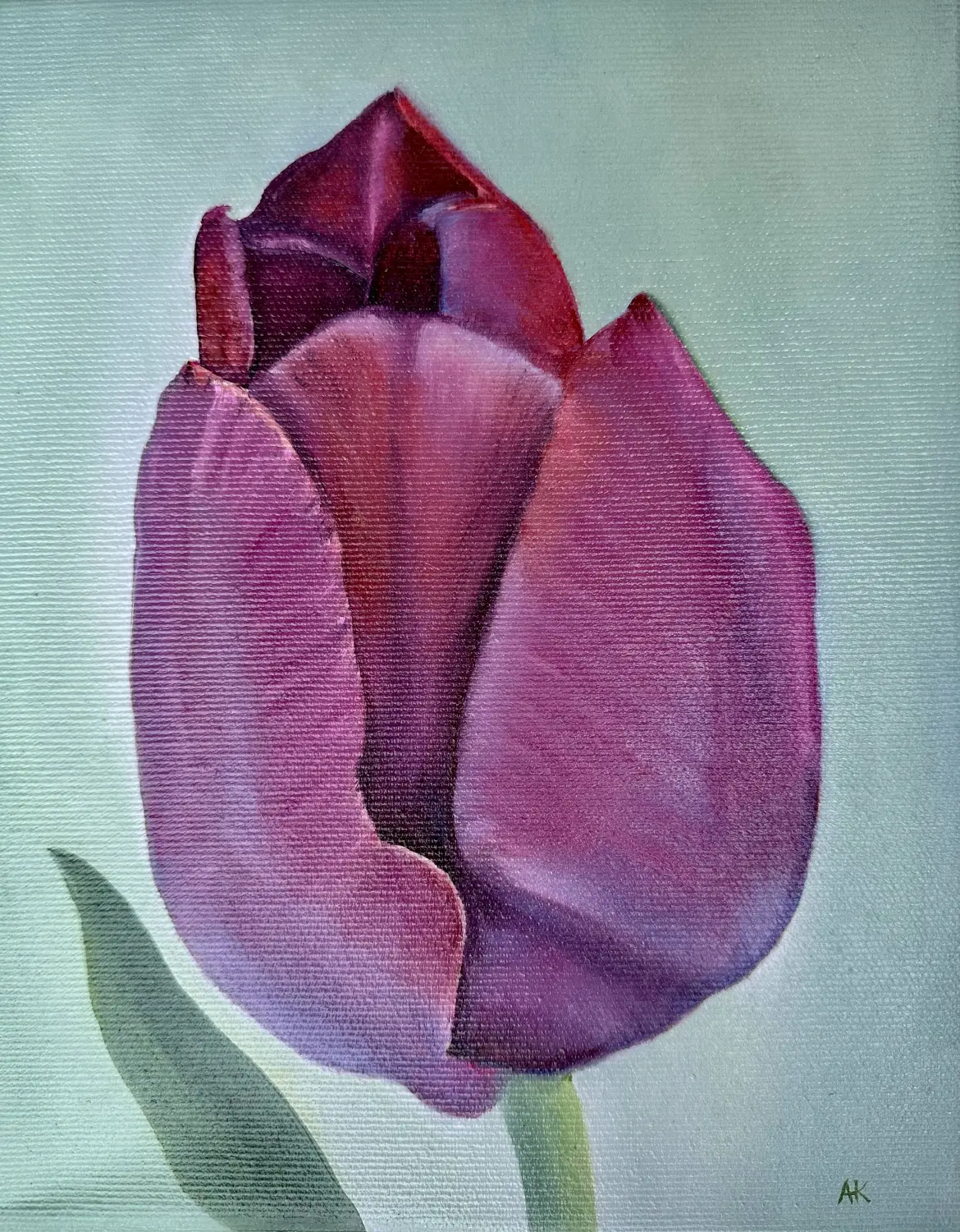 Blumengemälde von Anette Knipphals 