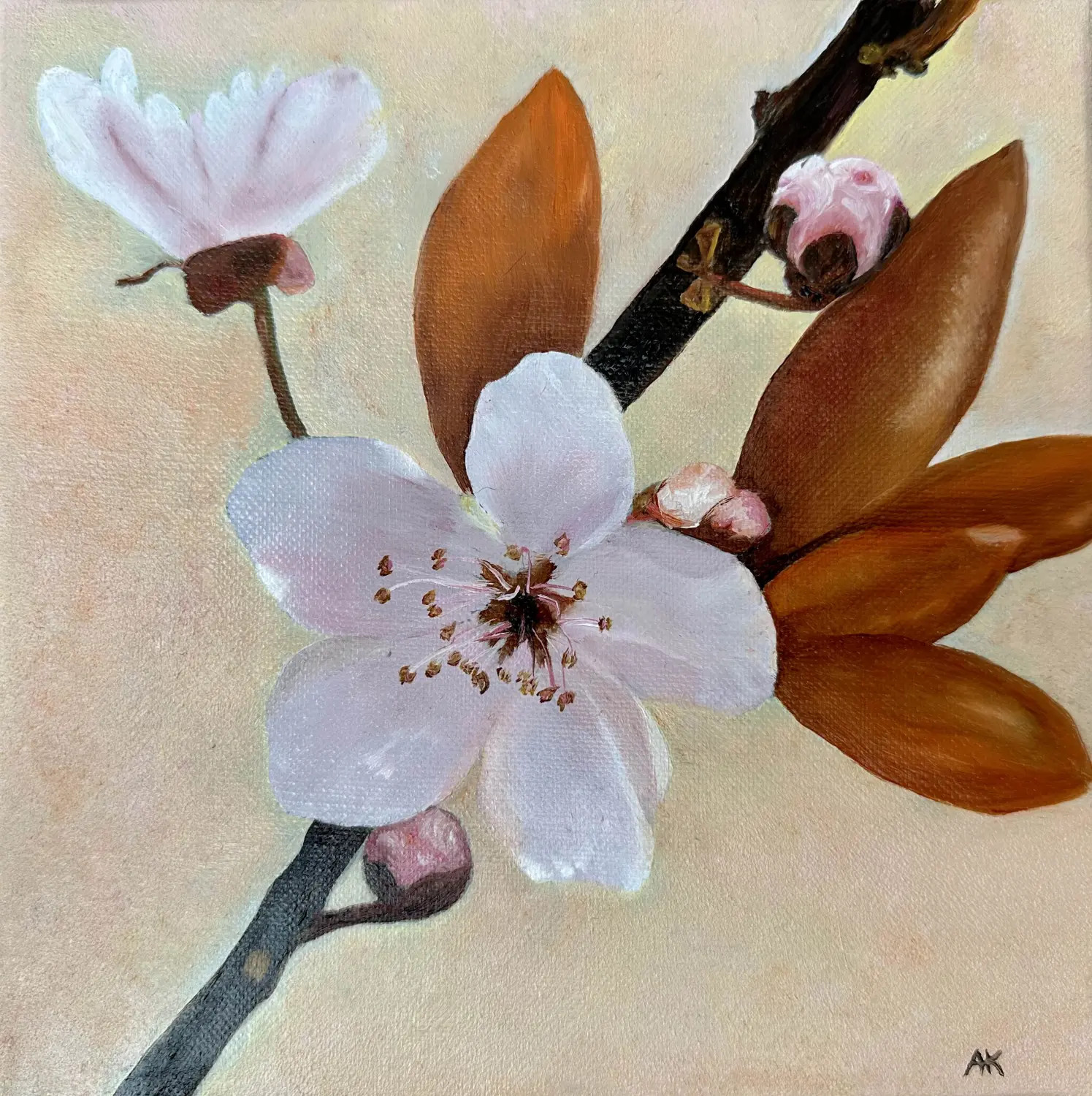 Blumengemälde von Anette Knipphals 