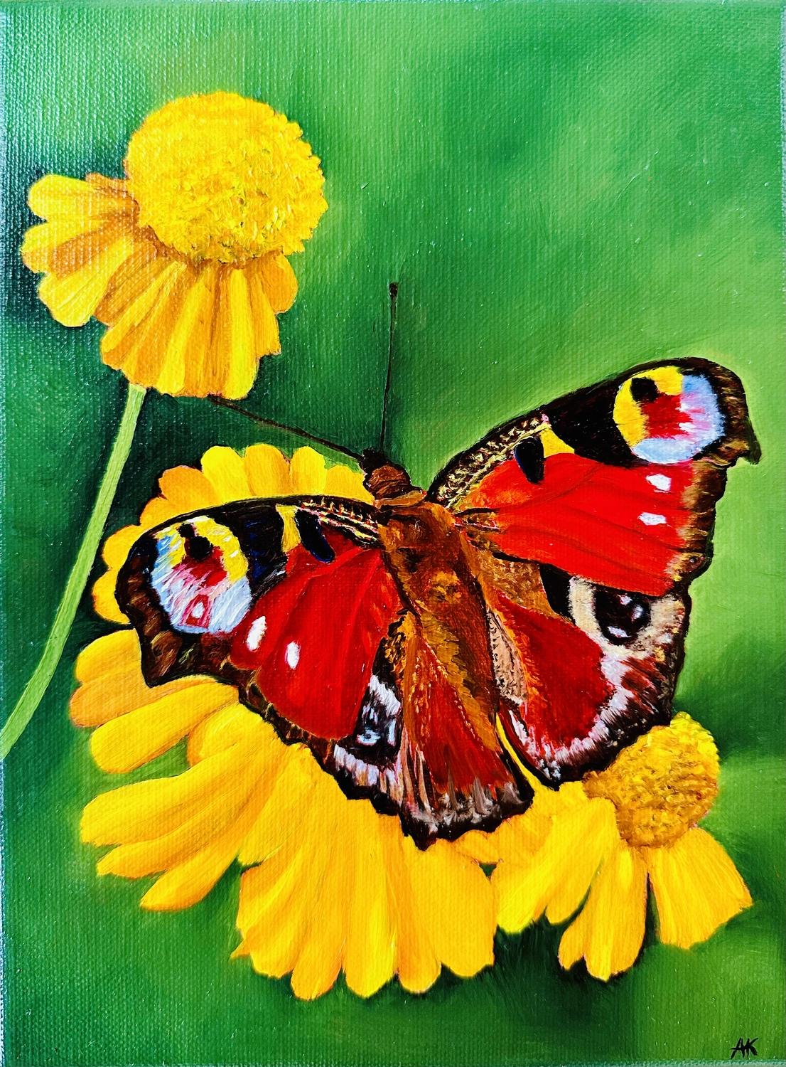 Blumengemälde von Anette Knipphals 